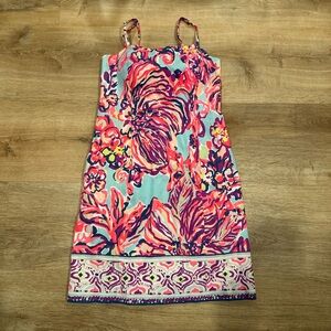 Lilly Pulitzer Pink and Blue Floral Dress